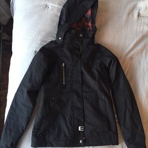 womens xs black RIDE ski/snowboard jacket